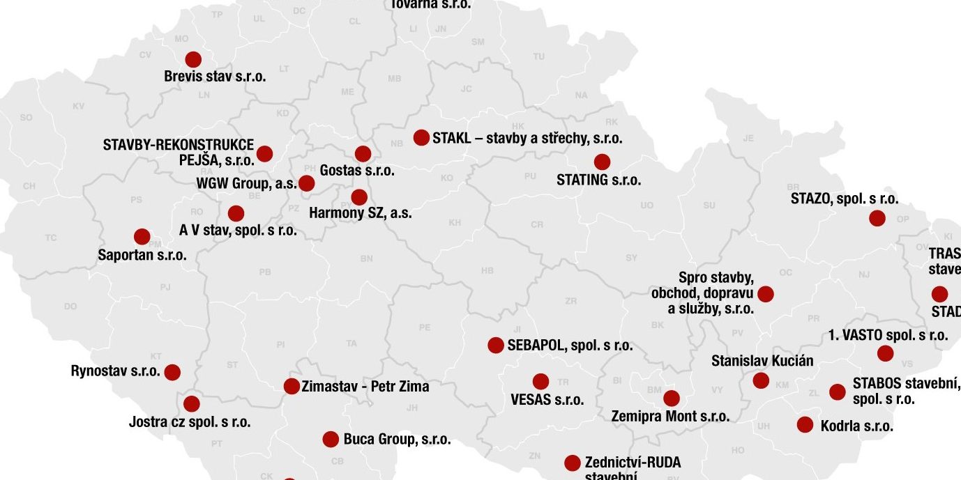 Mapa stavebních firem e4 | Wienerberger e4 dům