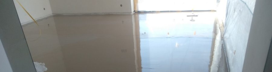 Fotografie z distanční a nivelační stěrky | Vzorový e4 dům | Wienerberger
