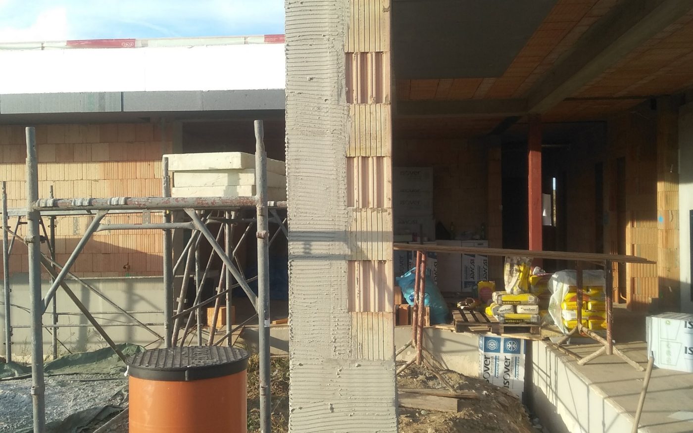 Fotografie gajgrů a svodů | Vzorový e4 dům | Wienerberger