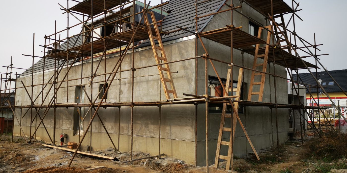 Fotografie stavu domu při eventu pro investory | Vzorový e4 dům | Wienerberger