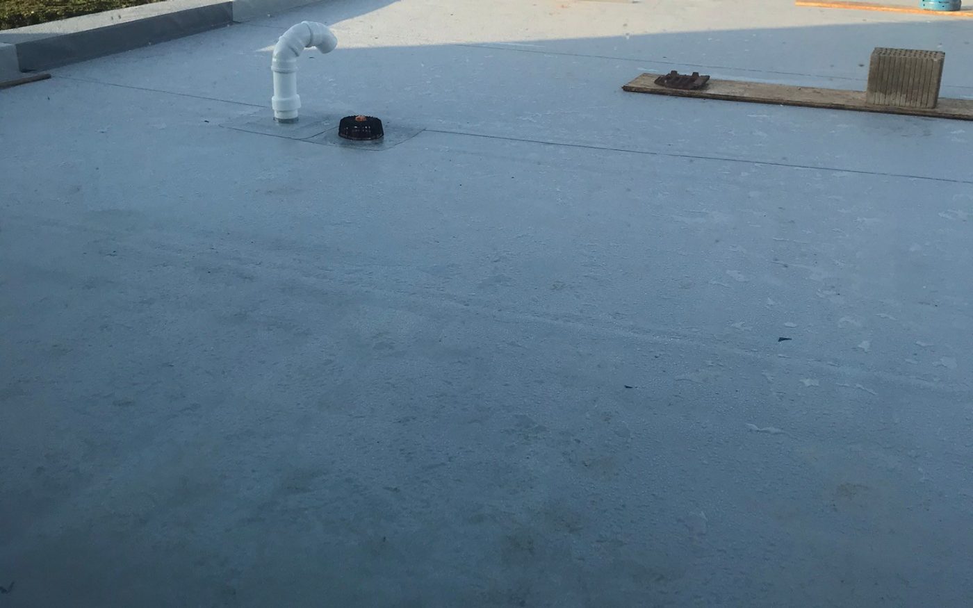 Fotografie z izolace ploché střechy | Vzorový e4 dům | Wienerberger