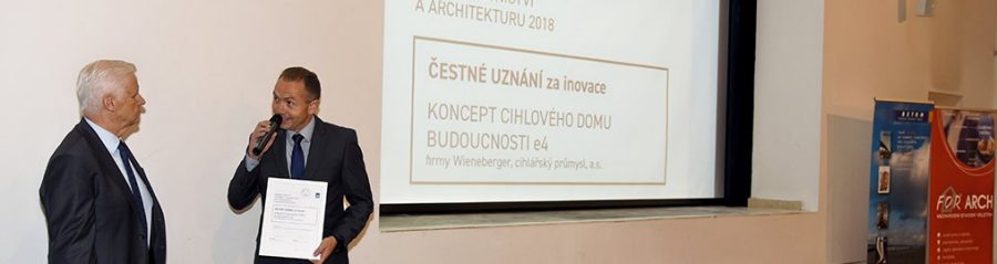 Fotografie z koncept e4 získal Čestné uznání za inovace – Známka kvality 2018 | Vzorový e4 dům | Wienerberger