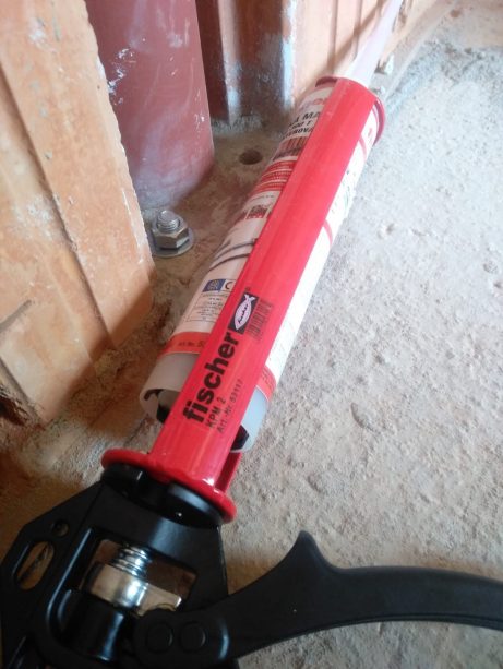 Fotografie kotvící techniky | Vzorový e4 dům | Wienerberger