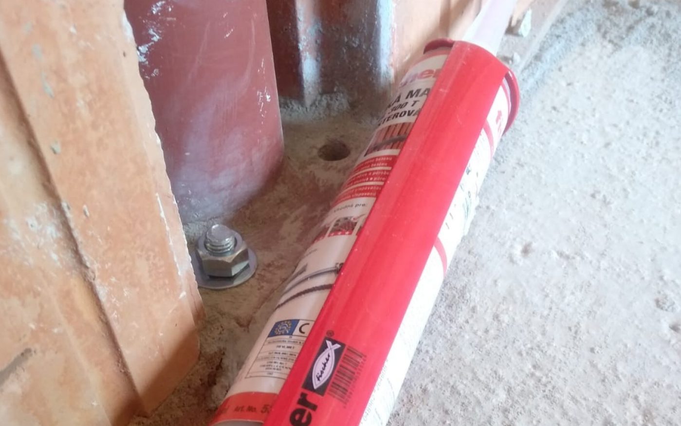 Fotografie kotvící techniky | Vzorový e4 dům | Wienerberger