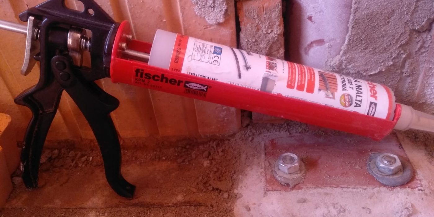 Fotografie kotvící techniky | Vzorový e4 dům | Wienerberger