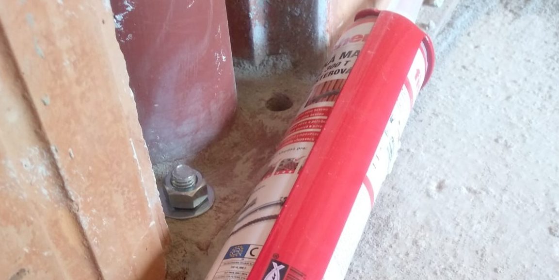 Fotografie kotvící techniky | Vzorový e4 dům | Wienerberger