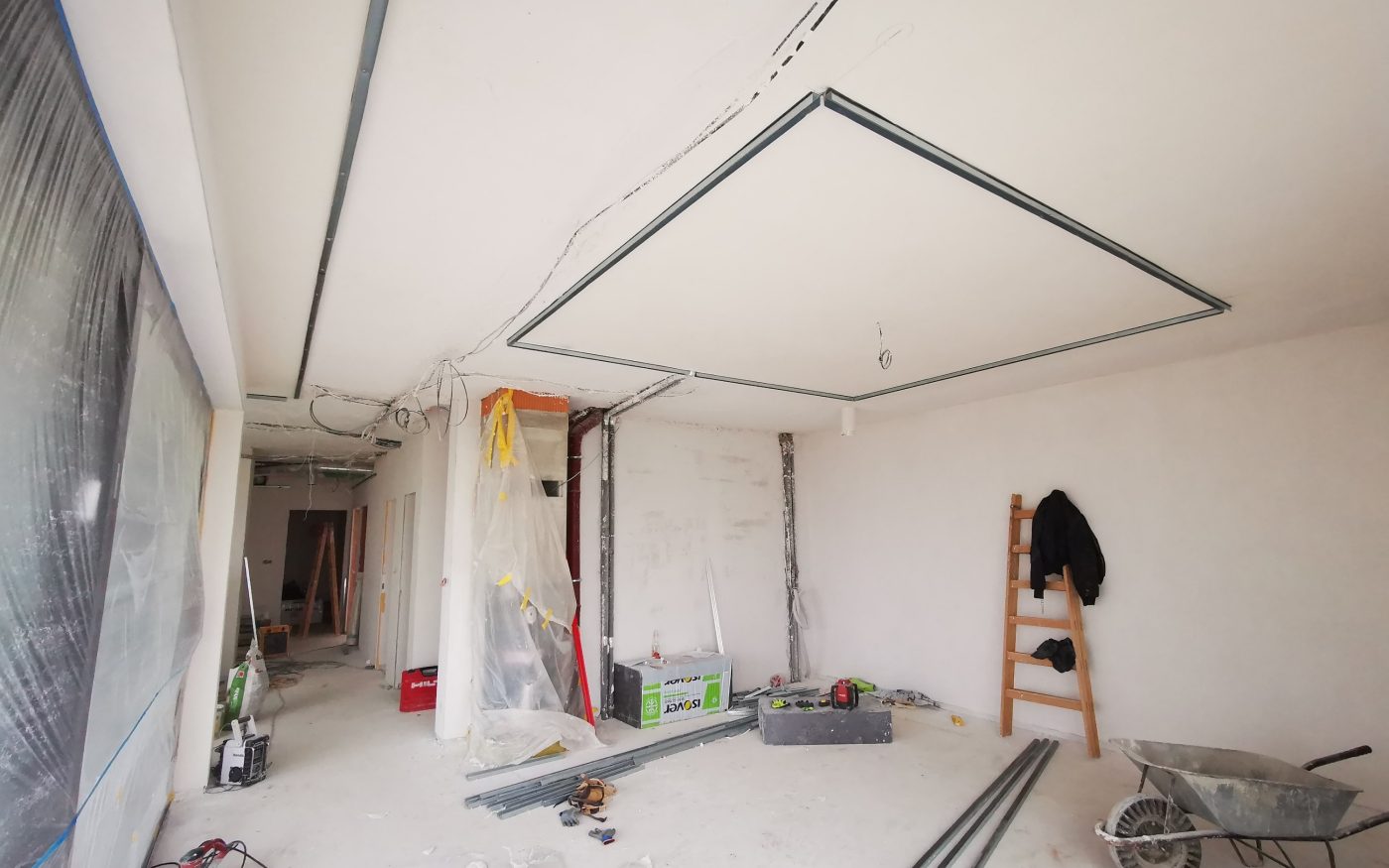 Fotografie SDK profilů přízemí a hotové rastry podkroví a vodovodní baterie| Vzorový e4 dům | Wienerberger