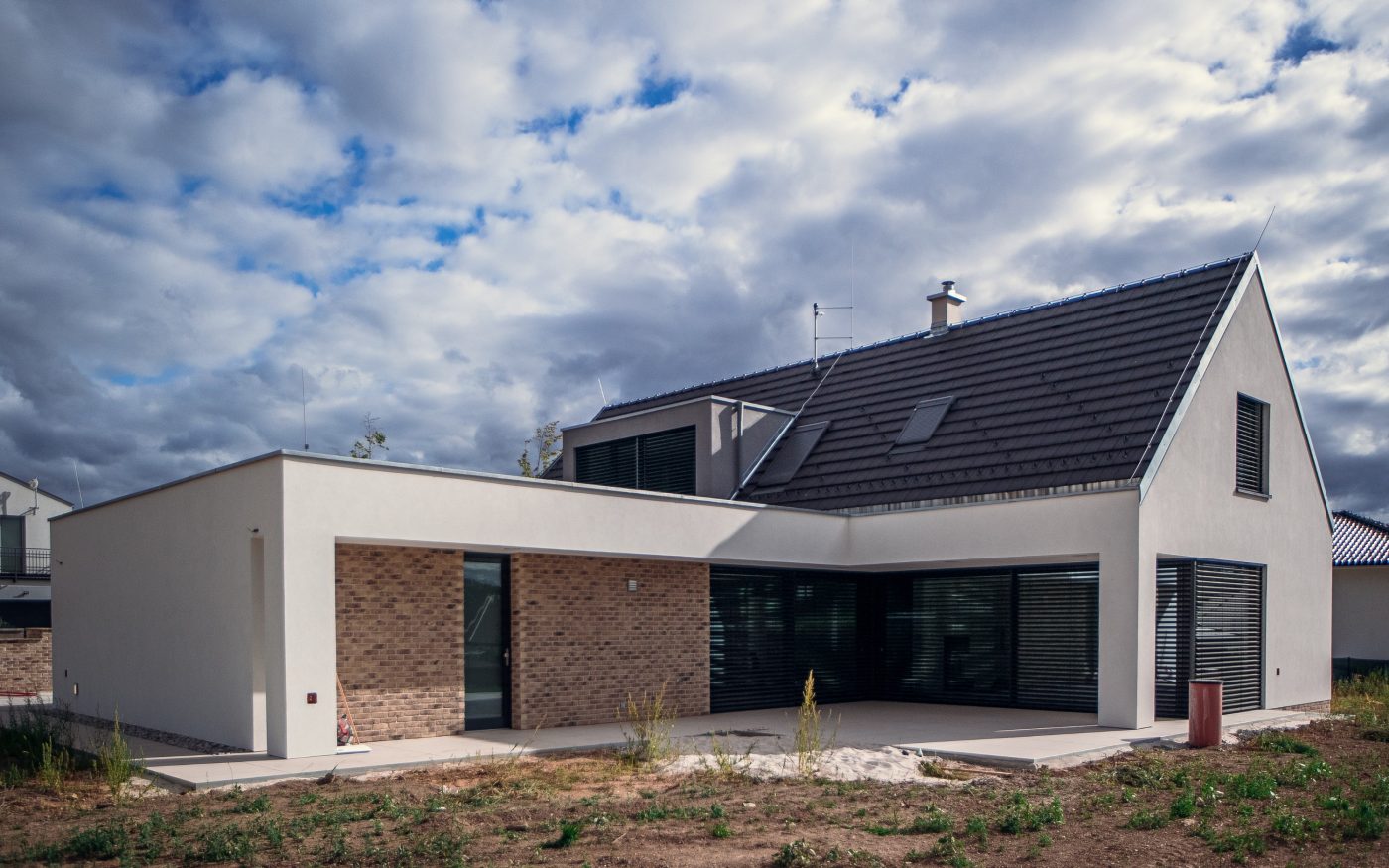Fotografie - finální podoba vzorového e4 domu | Dokončení realizace e4 domu | Wienerberger e4 dům