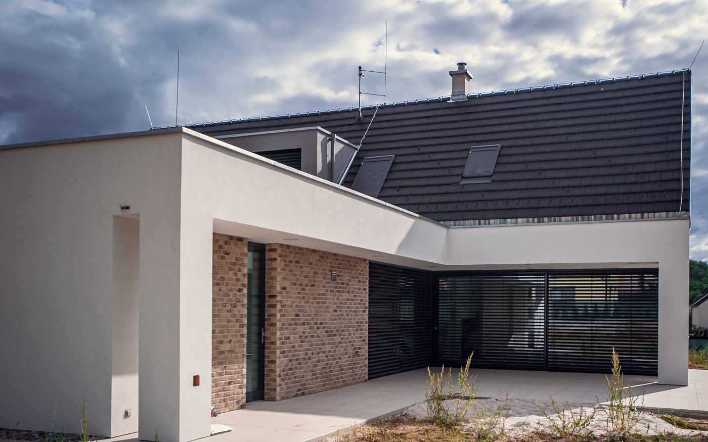 Fotografie - finální podoba vzorového e4 domu | Dokončení realizace e4 domu | Wienerberger e4 dům