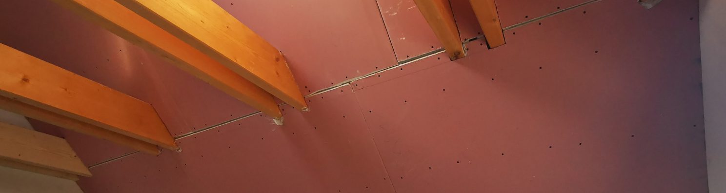 Fotografie z montáže sádrokartonu | Vzorový e4 dům | Wienerberger