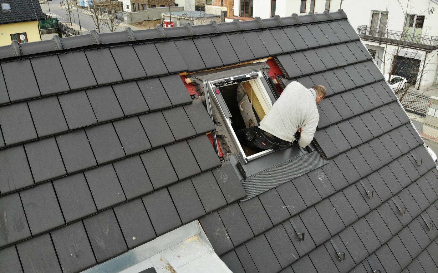 Střešní okna - dron - Újezd | Wienerberger e4 dům