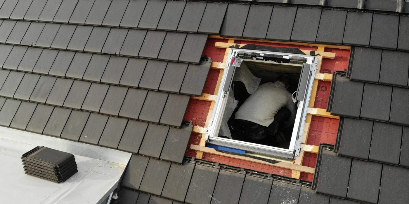 Střešní okna - dron - Újezd | Wienerberger e4 dům