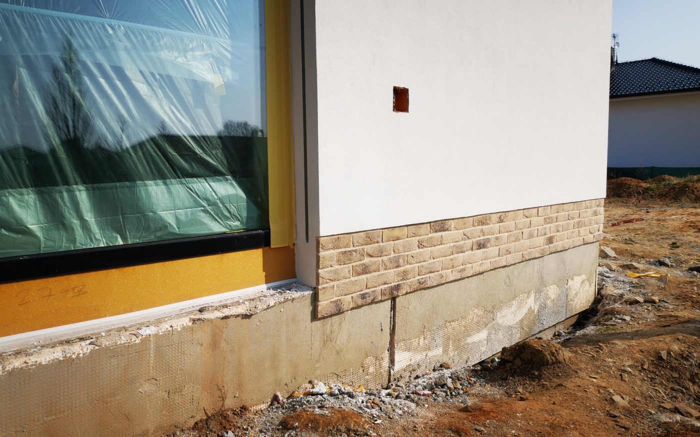 Fotografie lícových pásek Terca na fasádě | Vzorový e4 dům | Wienerberger