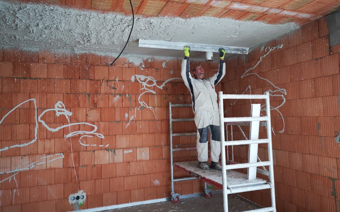 Fotografie střešních oken a vnitřních omítek | Vzorový e4 dům | Wienerberger