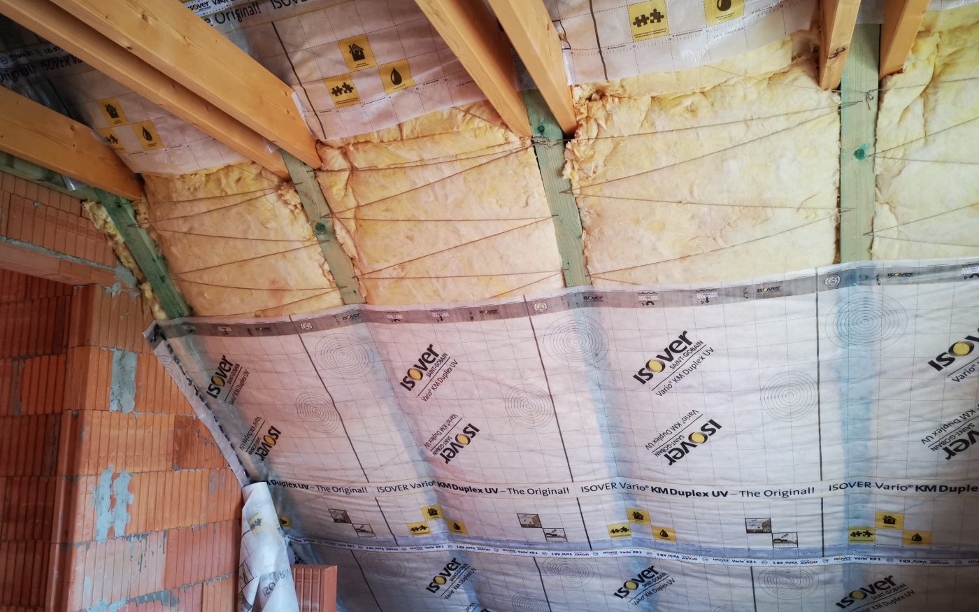 Fotografie rekuperace a zateplení podkroví | Vzorový e4 dům | Wienerberger
