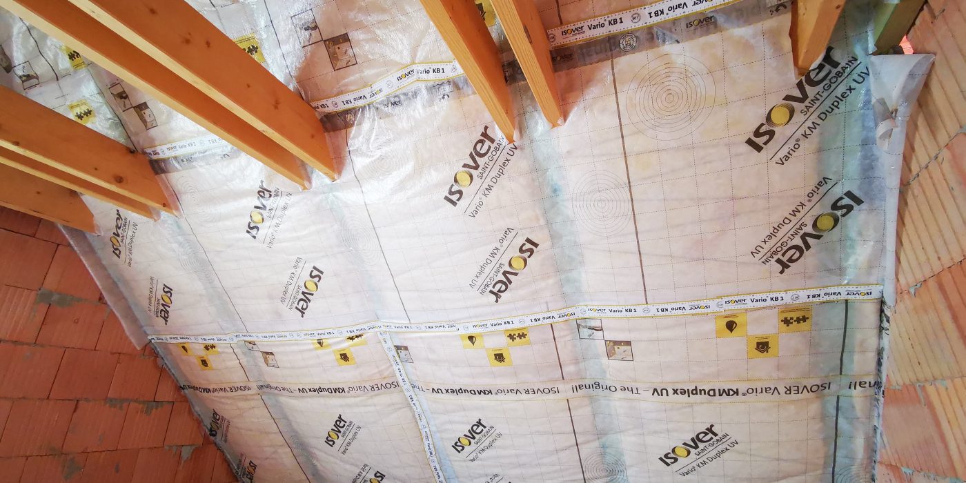 Fotografie rekuperace a zateplení podkroví | Vzorový e4 dům | Wienerberger