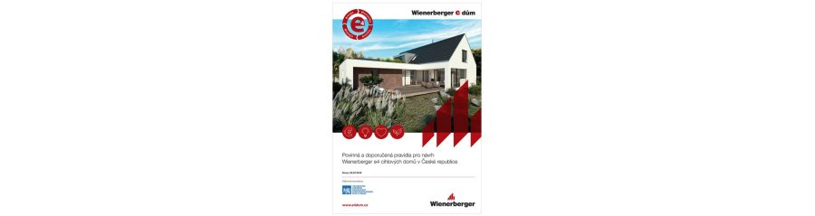 Fotografie tiskoviny - Povinná a doporučená pravidla pro návrh Wienerberger cihlového domu