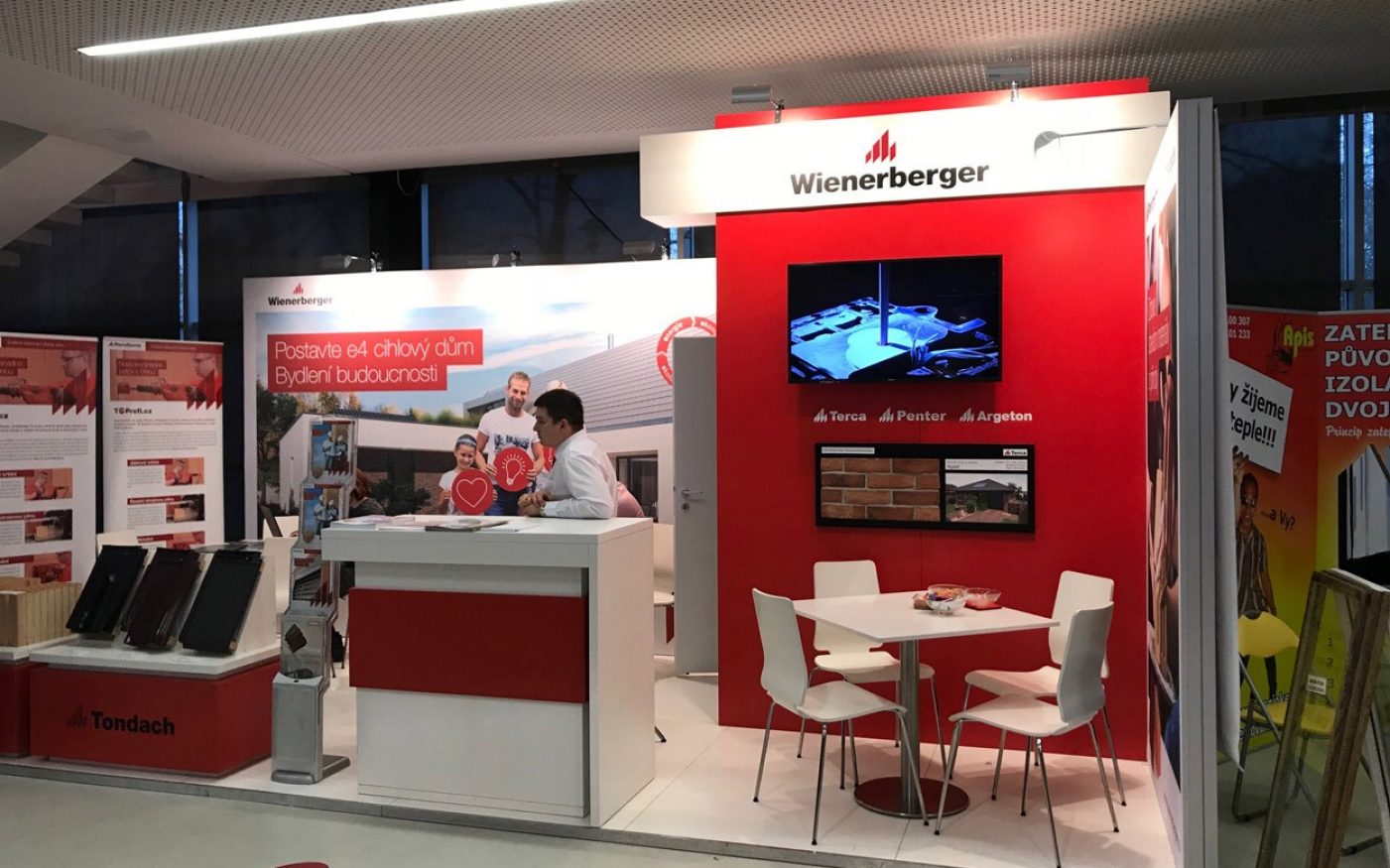 Fotografie z prezentace e4 na výstavách | Vzorový e4 dům | Wienerberger