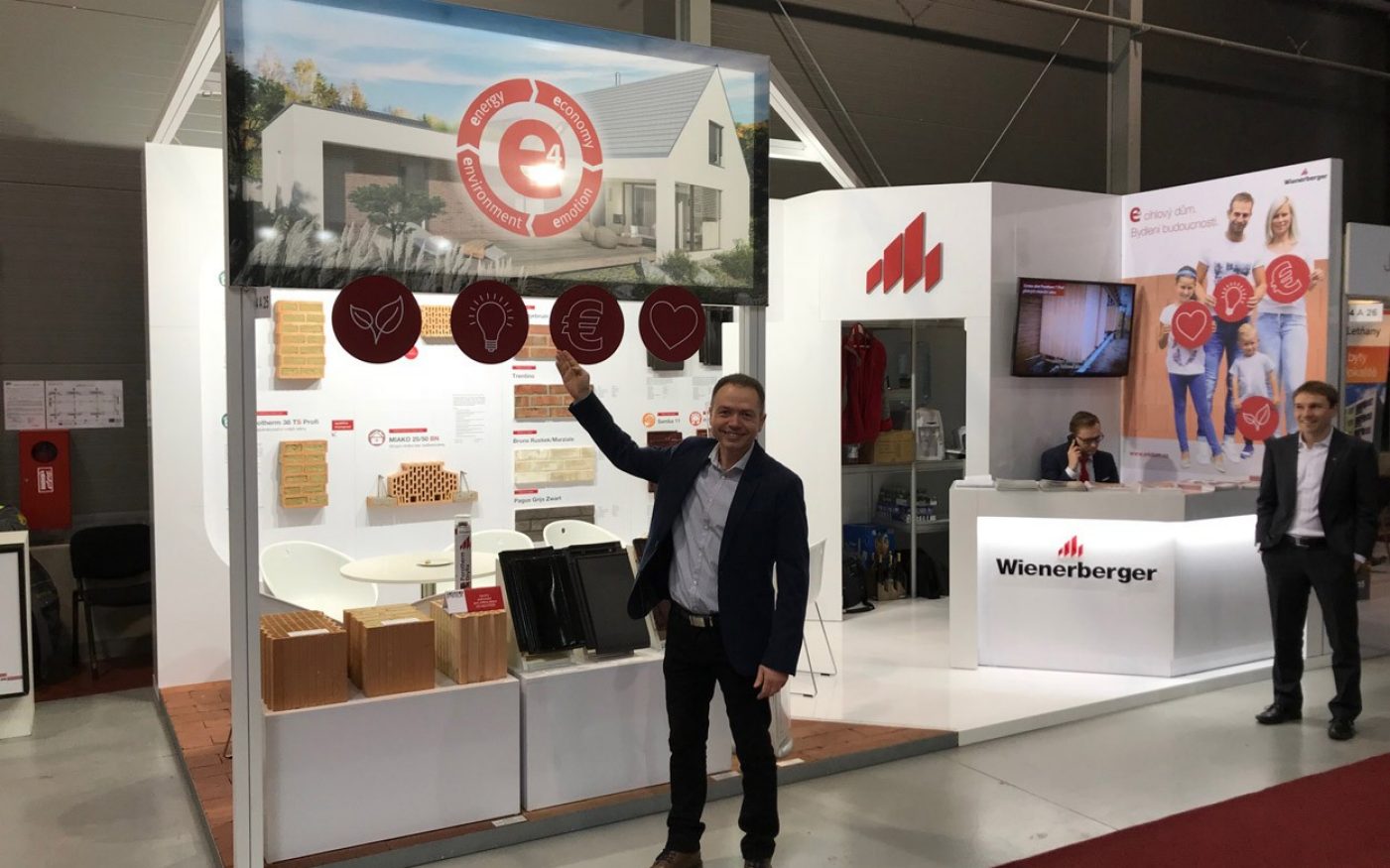 Fotografie z prezentace e4 na výstavách | Vzorový e4 dům | Wienerberger