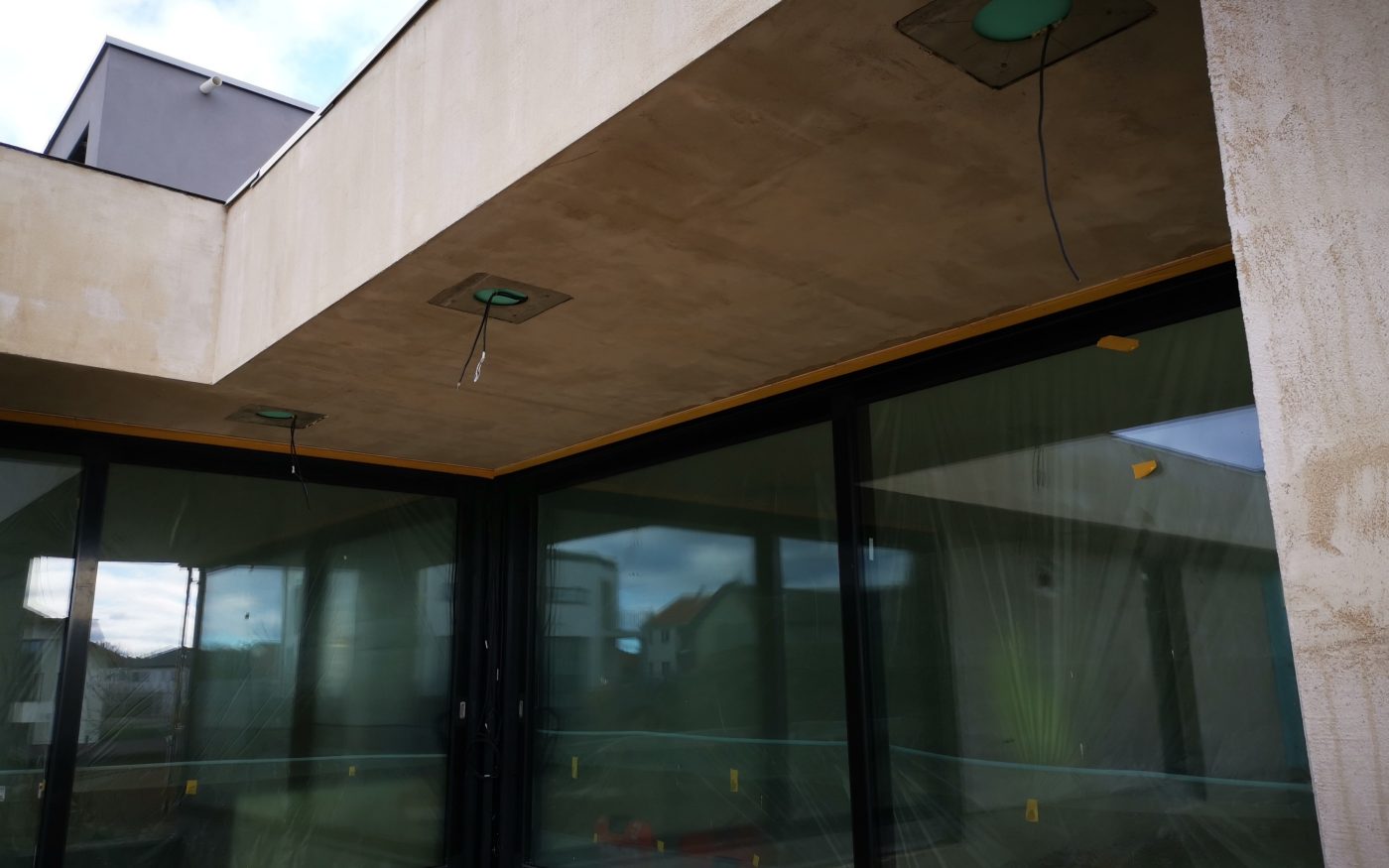 Fotografie z přípravy venkovního světla | Vzorový e4 dům | Wienerberger