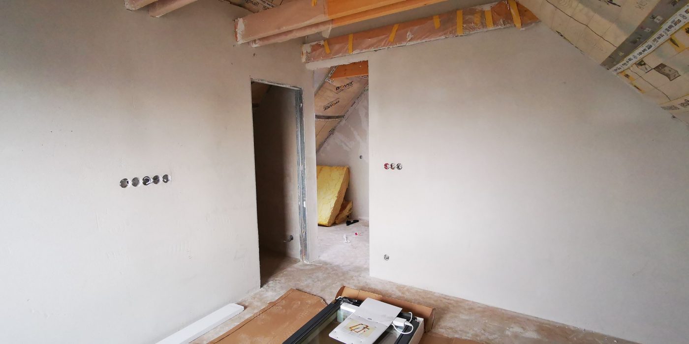 Fotografie střešních oken a vnitřních omítek | Vzorový e4 dům | Wienerberger