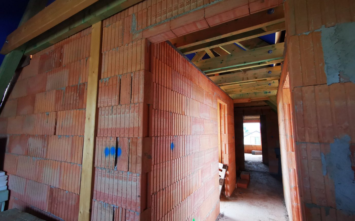 Příčky schody | Vzorový e4 dům | Wienerberger