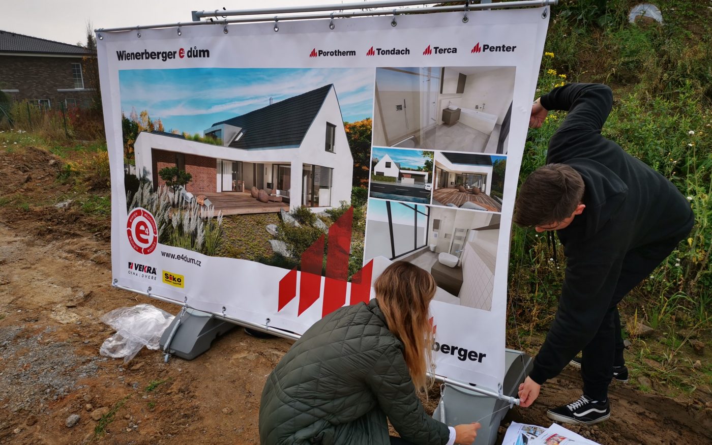 Fotografie ze vzorového domu, který vstupuje do další etapy | Vzorový e4 dům | Wienerberger