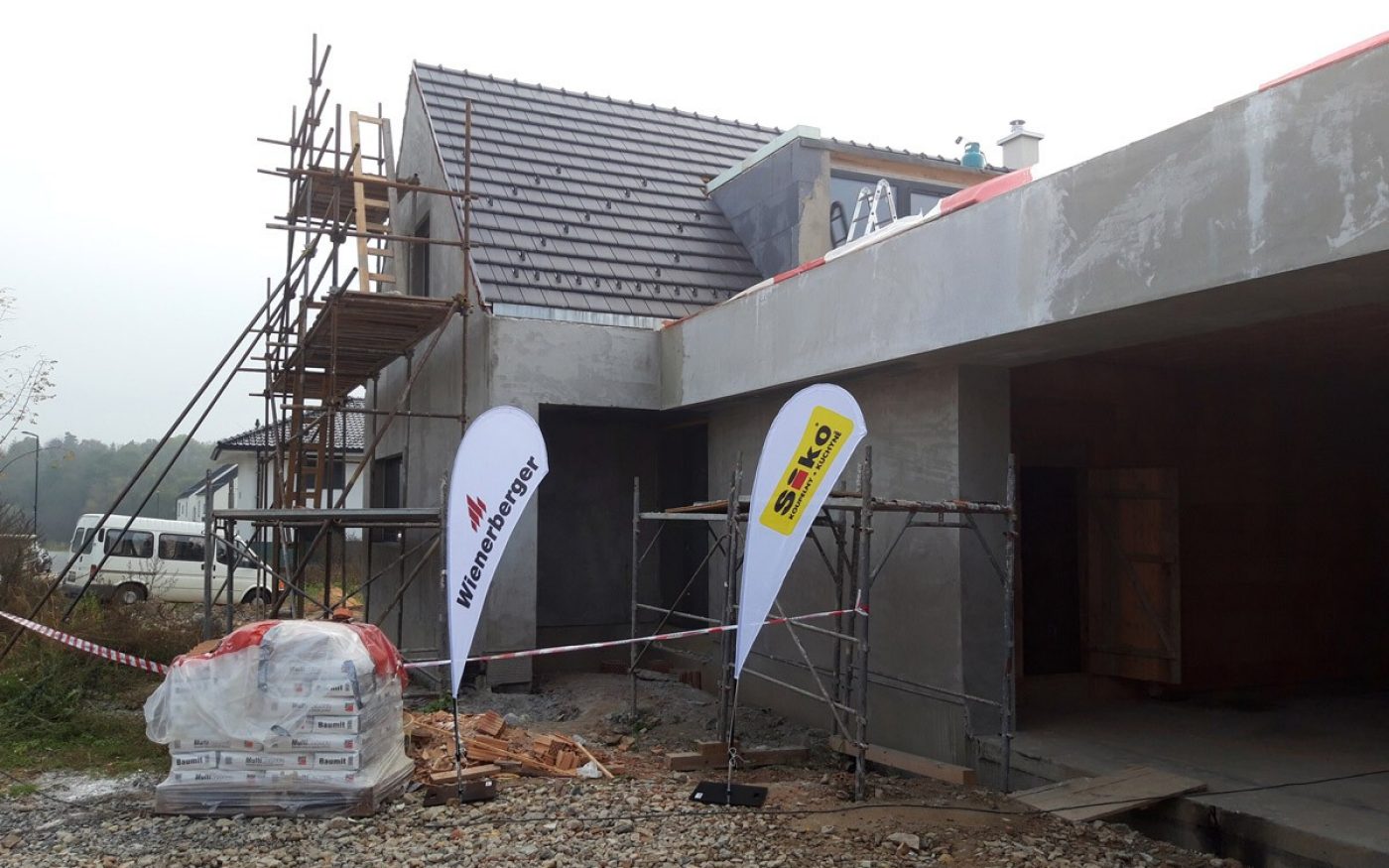 Fotografie ze vzorového domu, který vstupuje do další etapy | Vzorový e4 dům | Wienerberger