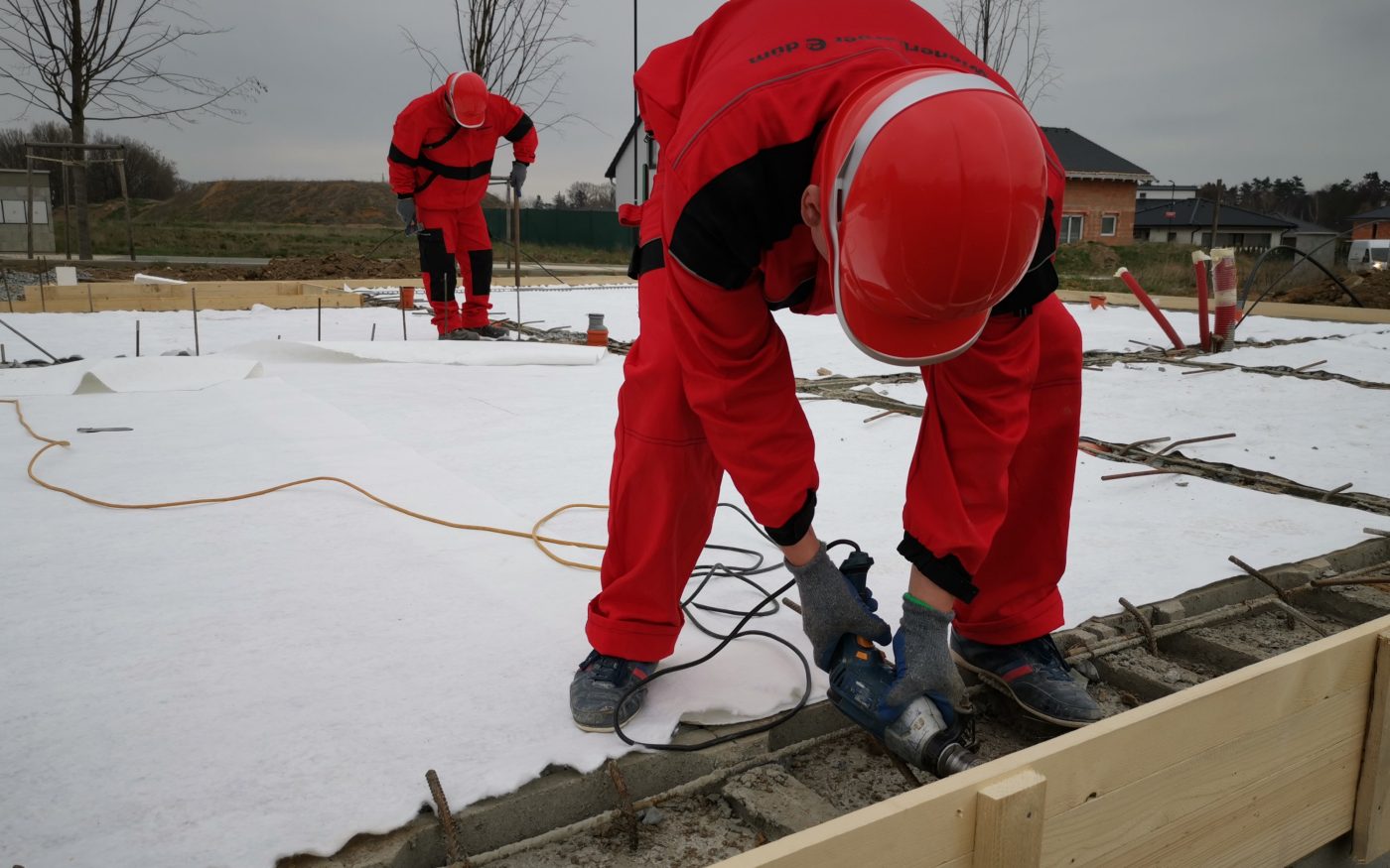 Fotografie základové desky | Vzorový e4 dům | Wienerberger