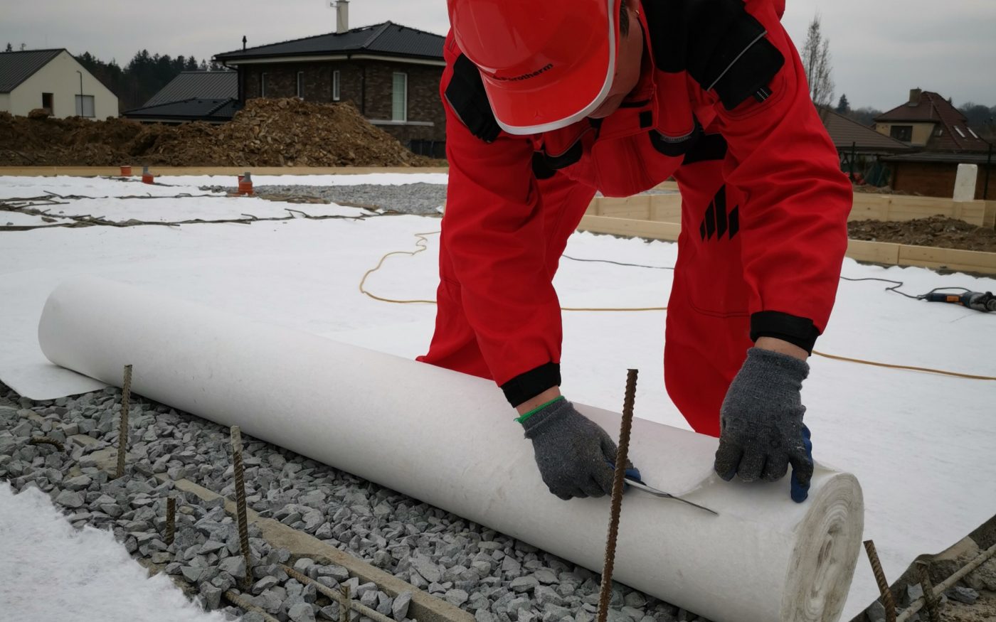 Fotografie základové desky | Vzorový e4 dům | Wienerberger