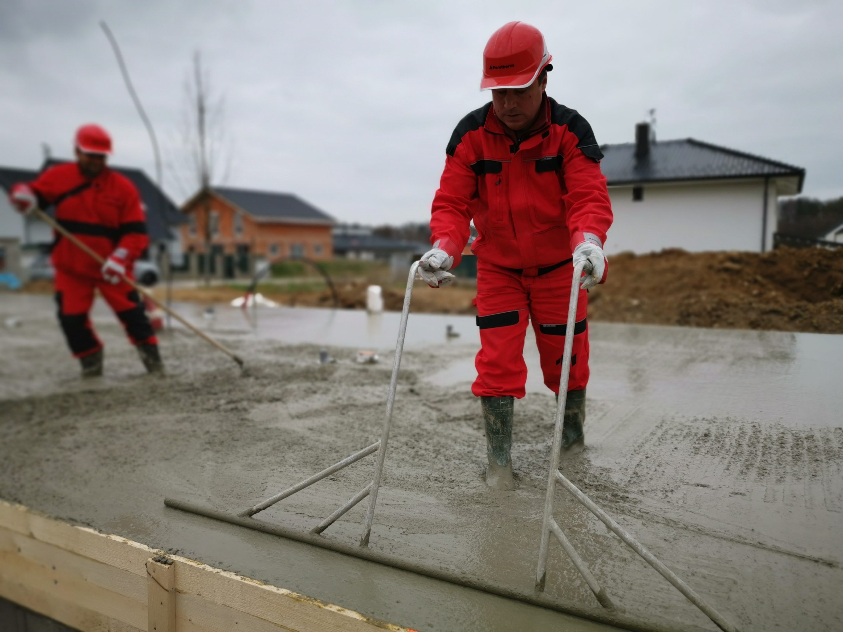 Fotografie základové desky | Vzorový e4 dům | Wienerberger