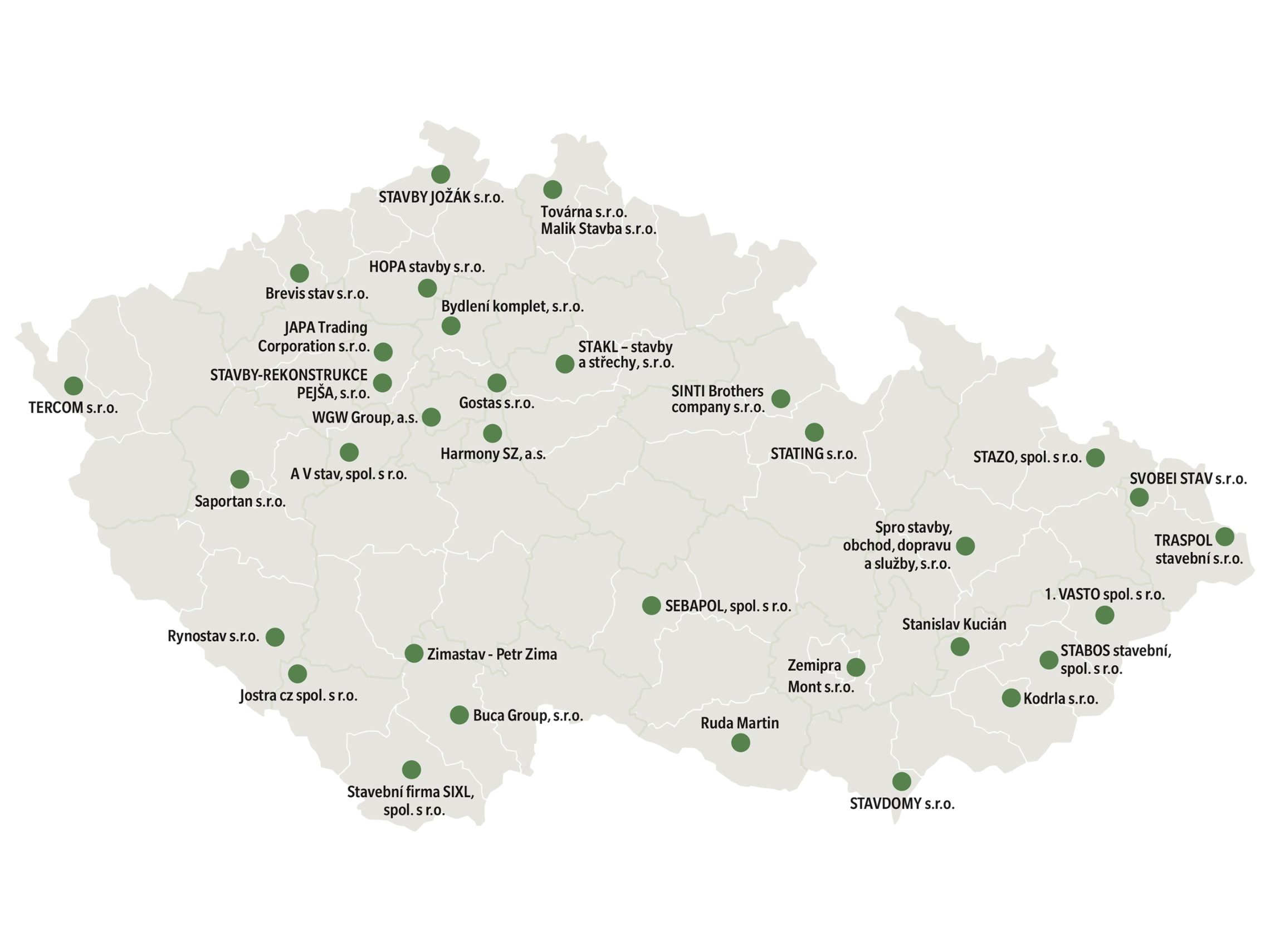 Mapa stavebních firem e4 | Wienerberger e4 dům