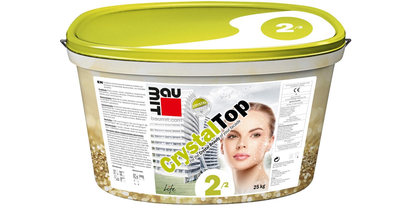 Produkt Baumit CrystalTop | Průmyslový partner v programu e4 dům od wienerbergeru