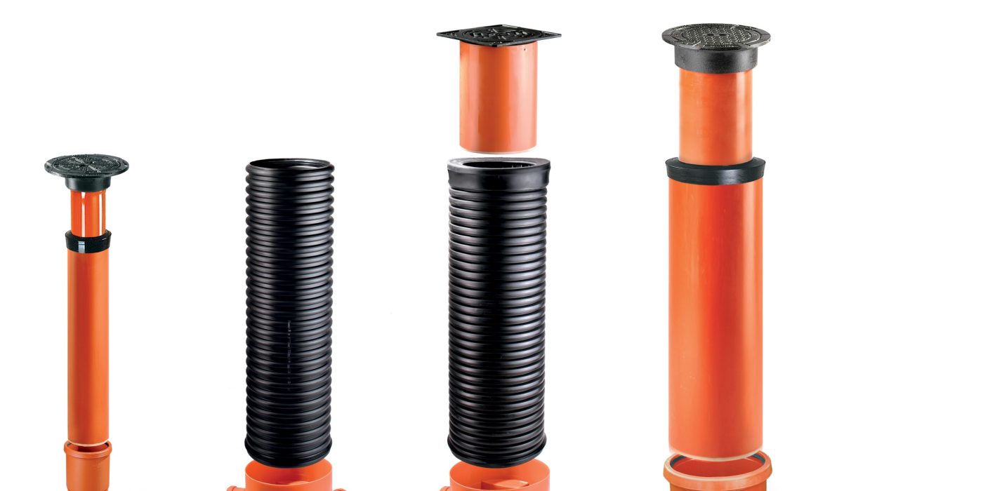 Revizní kanalizační šachty z PP/PVC | Průmyslový partner e4 | Pipelife