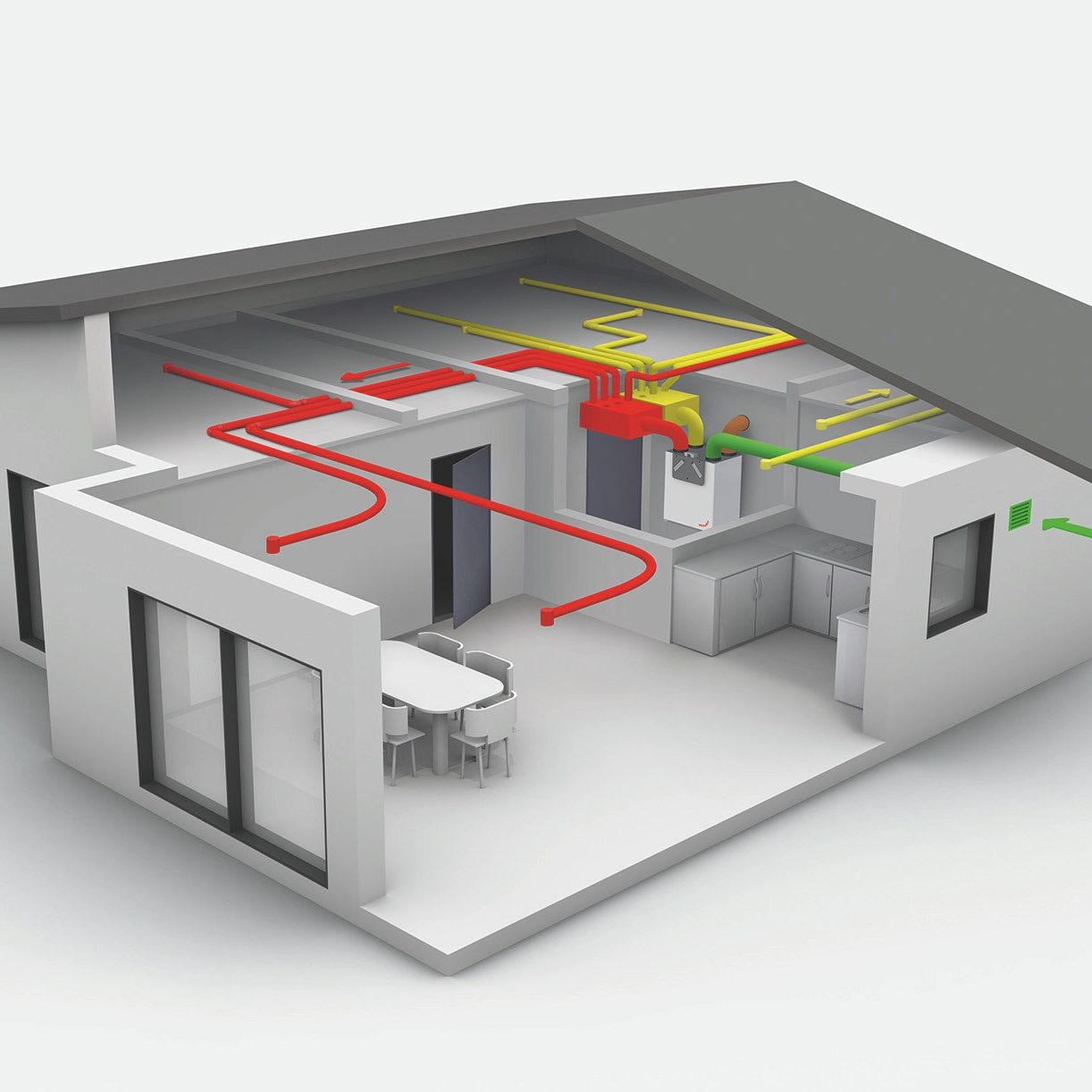 Produkt Schiedel Kombiair | Průmyslový partner v programu e4 dům od wienerbergeru