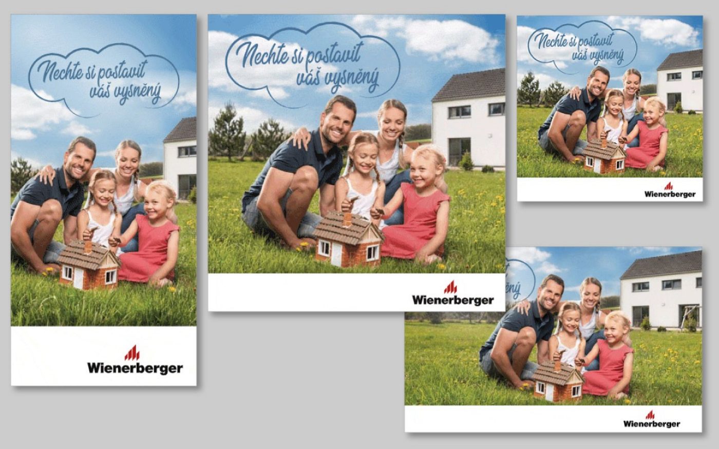 Wienerberger e4 dům - landing page