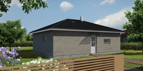 Pohled z ulice - typový projekt - ALICE 1.01 | Wienerberger e4 dům