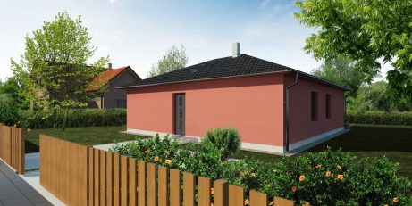 Pohled z ulice - typový projekt ALICE 4.01 | Wienerberger e4 dům