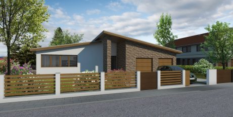 Pohled z ulice - typový projekt ANTONIE I KLASIK | Wienerberger e4 dům