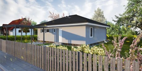 Pohled z ulice - typový projekt  BERTA 2.05 | Wienerberger e4 dům