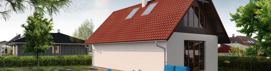 Pohled ze zahrady - typový projekt - DÁDA 2.01 | Wienerberger e4 dům