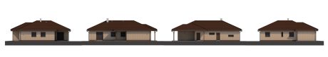 Pohledy ze všech stran - typový projekt - DIANA 1.04 | Wienerberger e4 dům