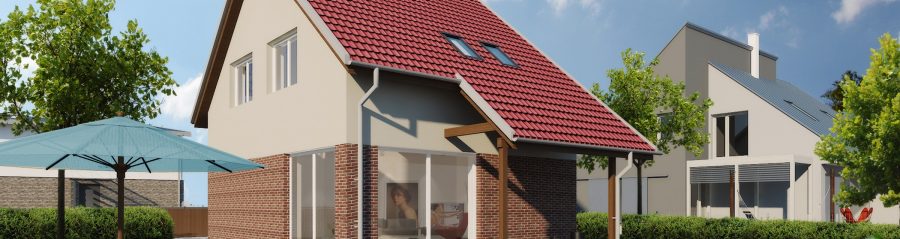 Pohled ze zahrady - typový projekt - ELEN 1.10 KLASIK | Wienerberger e4 dům