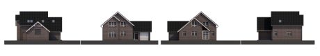 Pohledy ze všech stran - typový projekt - JUDITA 3.02 | Wienerberger e4 dům