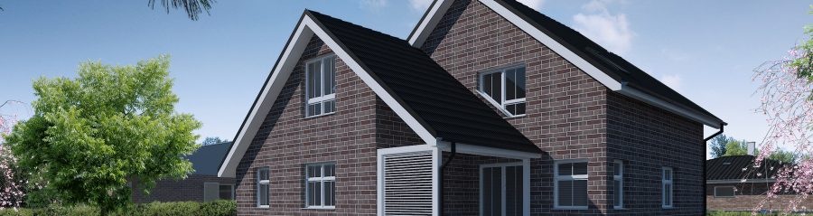 Pohled ze zahrady - typový projekt - JUDITA 3.02 | Wienerberger e4 dům