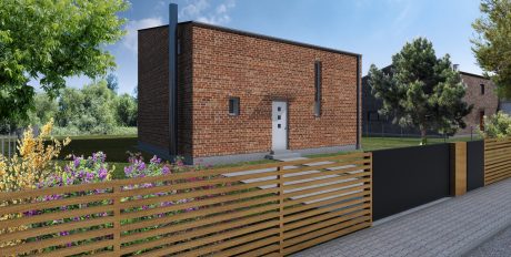 Pohled z ulice - typový projekt - NERO 2005.2 | Wienerberger e4 dům