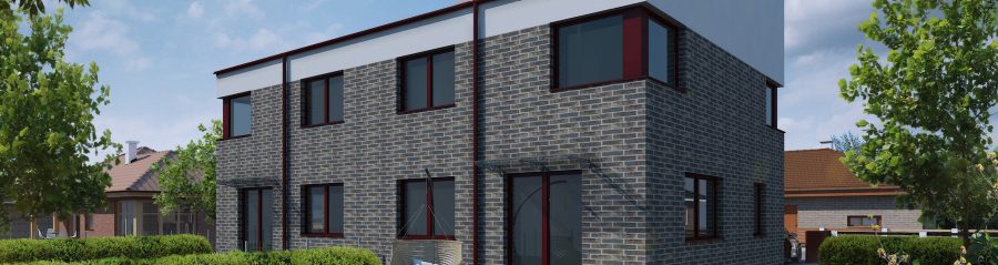 Pohled ze zahrady - typový projekt - ELSA I TREND | Wienerberger e4 dům