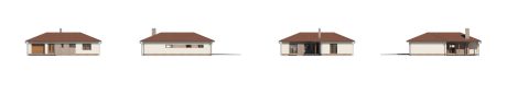 Pohledy ze všech stran - typový projekt - ROMA | Wienerberger e4 dům